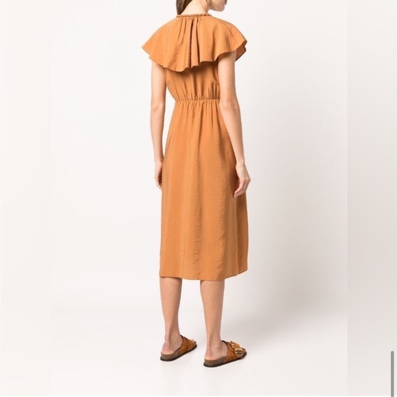 Vince Ruffle Wrap Dress - Picture 3 of 14